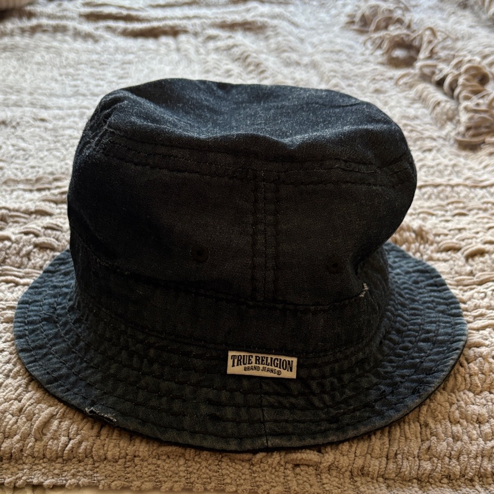 True Religion Denim Reversible Bucket Hat